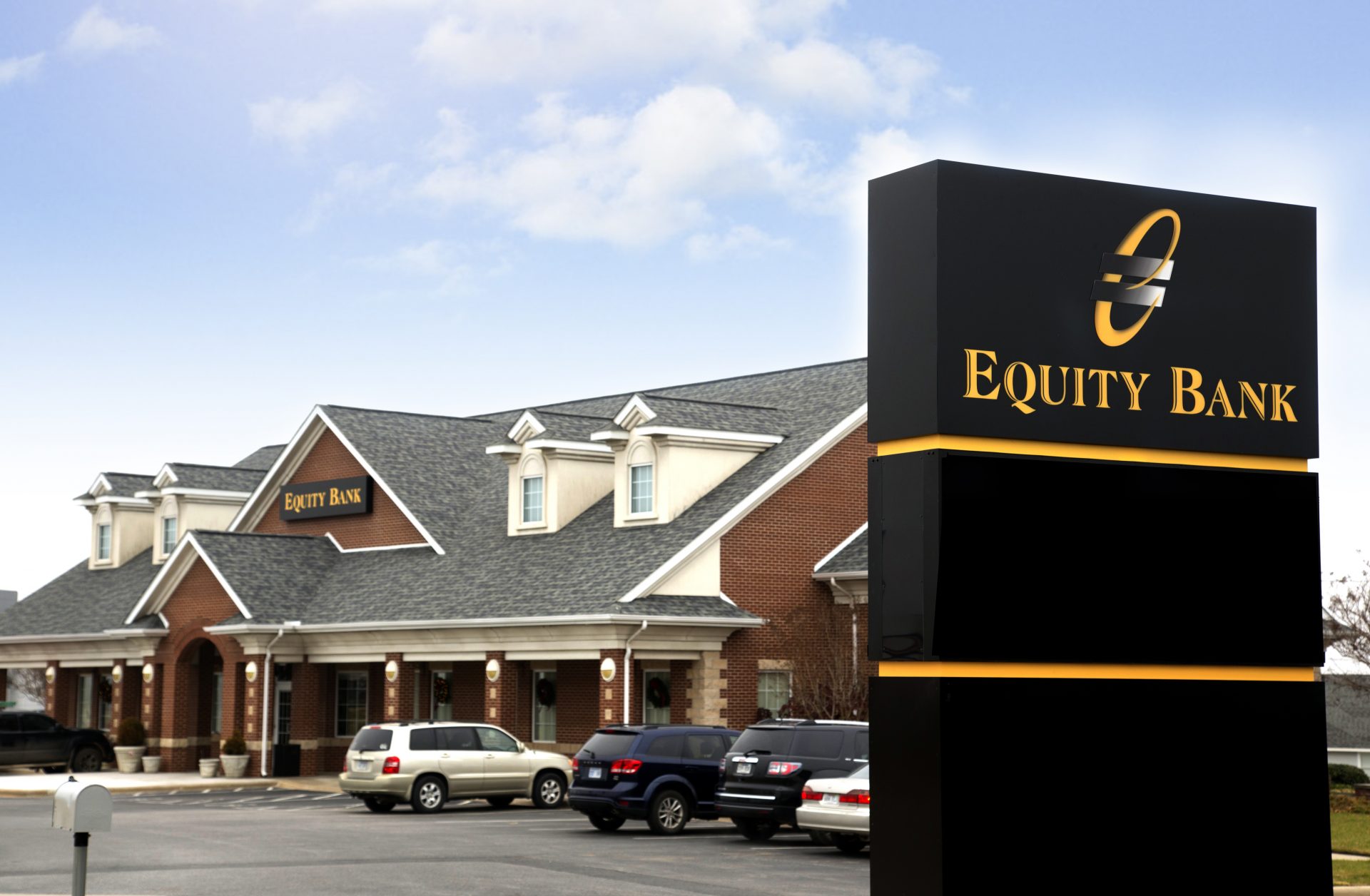 Equity Bank Berryville branch exterior.