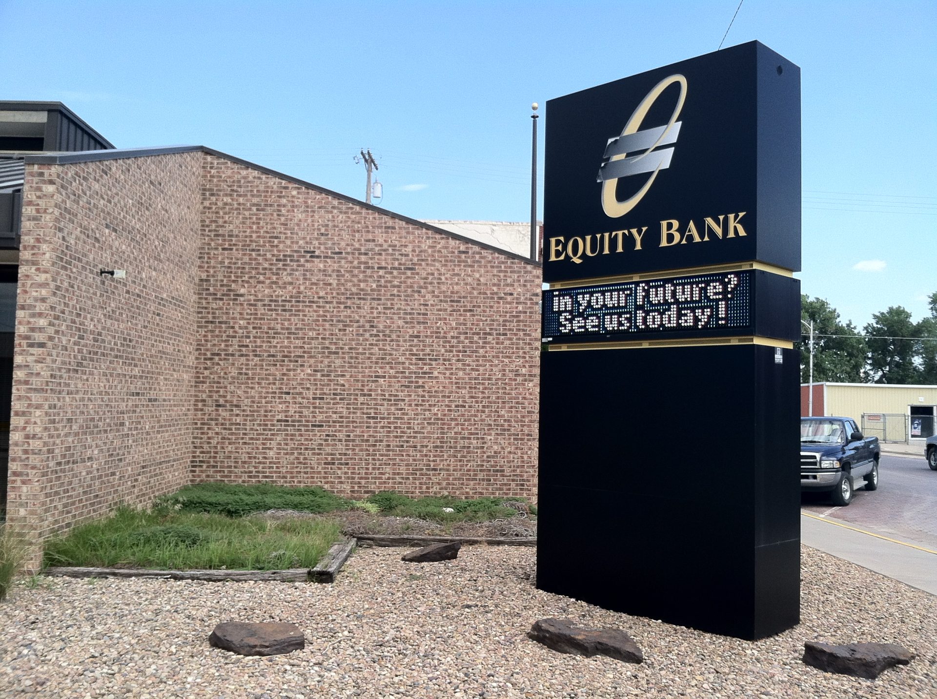 Equity Bank Ellis branch exterior.