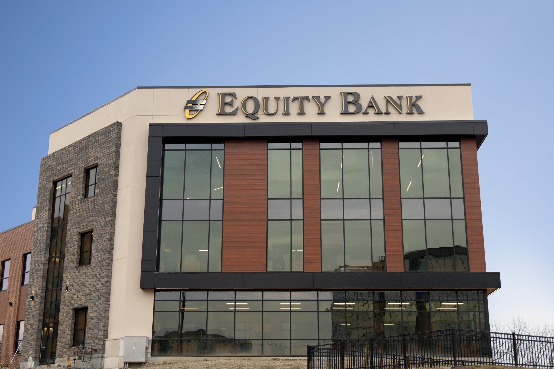Equity Bank Overland Park branch exterior.