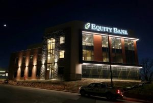 Equity Bank Kansas City headquarters exterior.