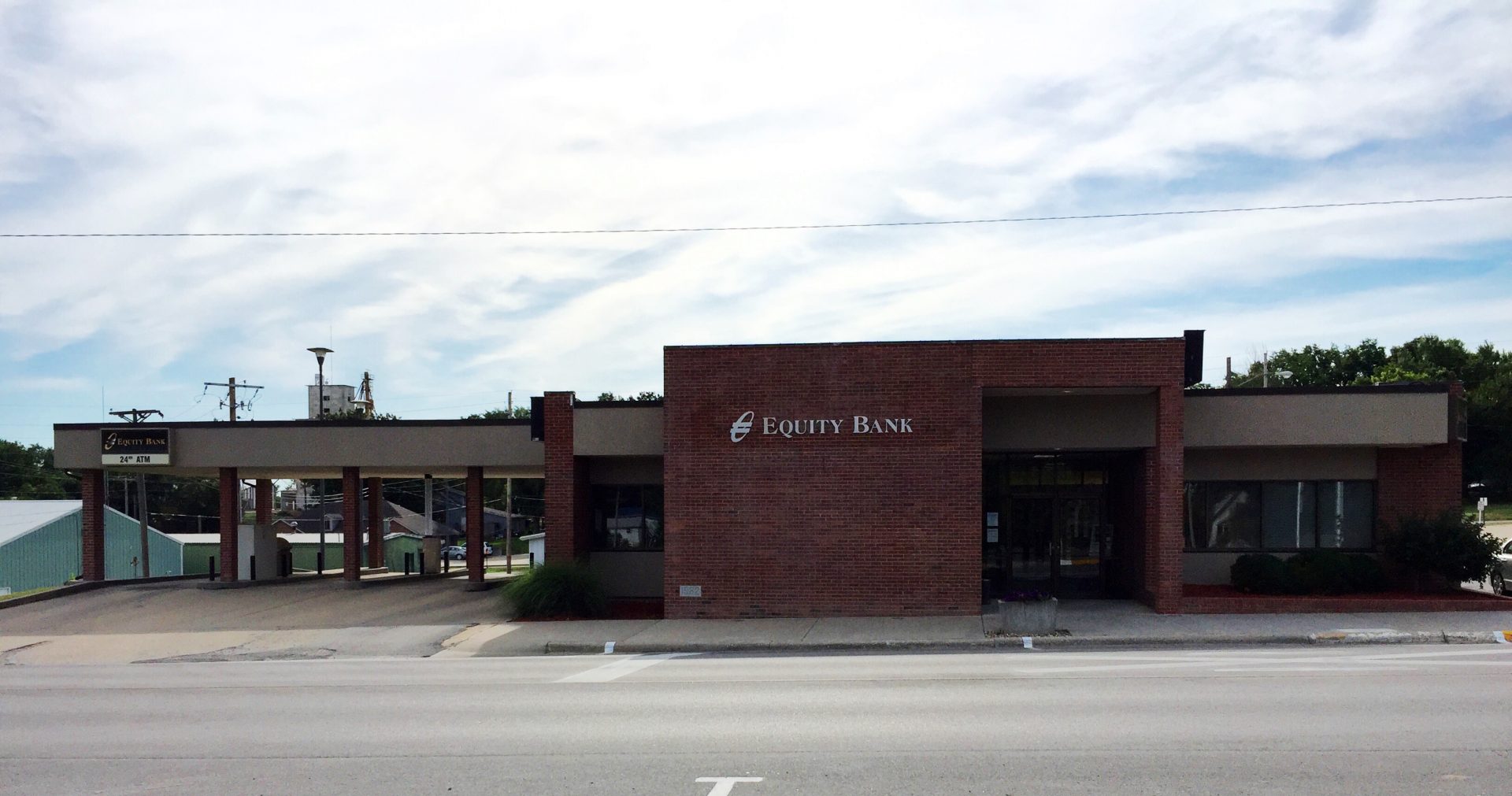 Equity Bank Knob Noster branch exterior.
