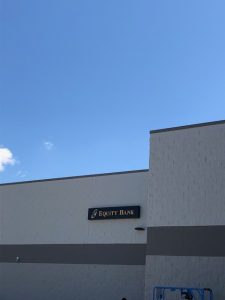 Equity Bank Liberal Walmart branch exterior.