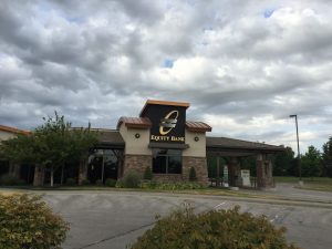 Equity Bank Overland Park 151st Street branch exterior.
