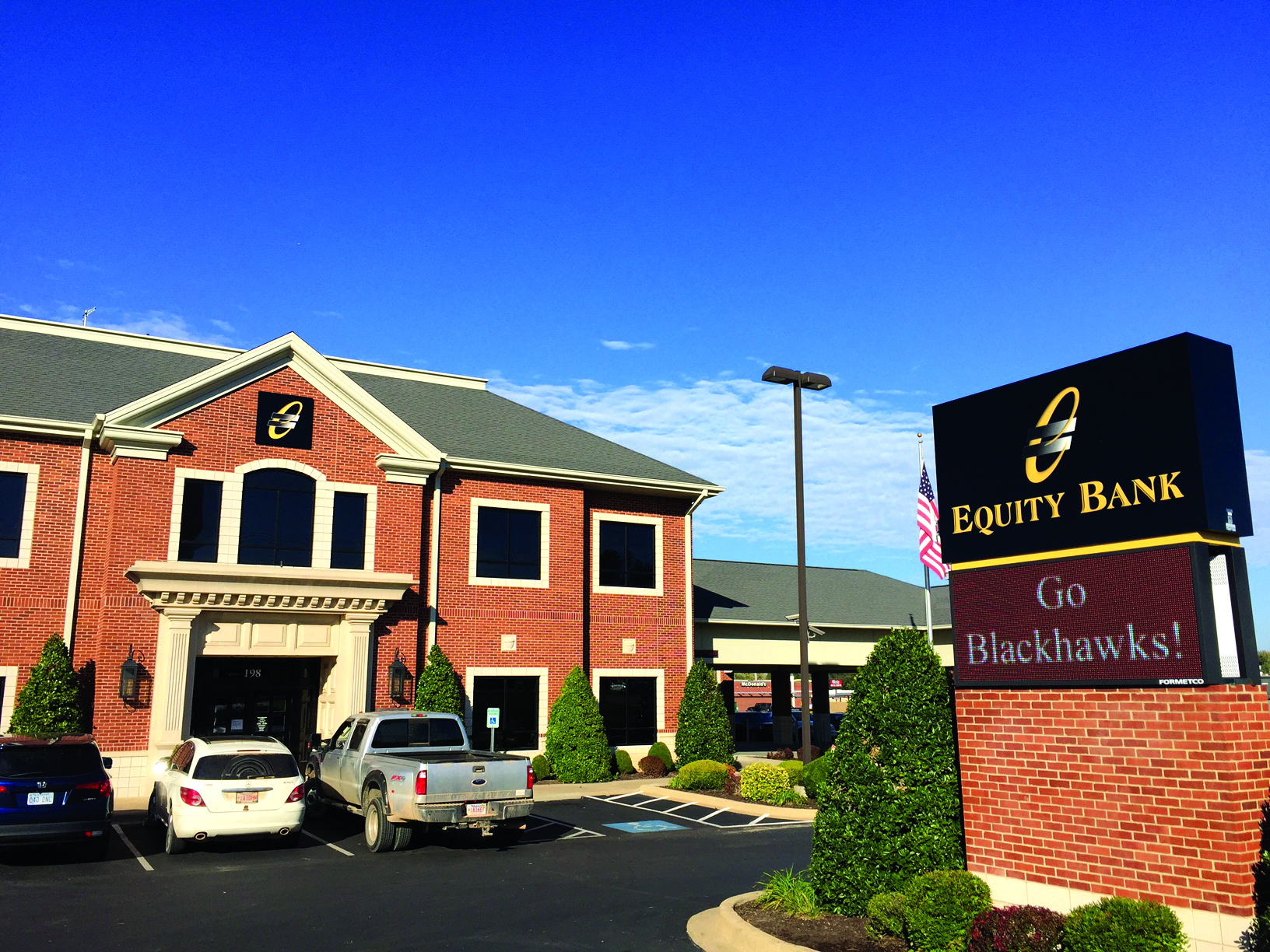 Equity Bank Pea Ridge branch exterior.