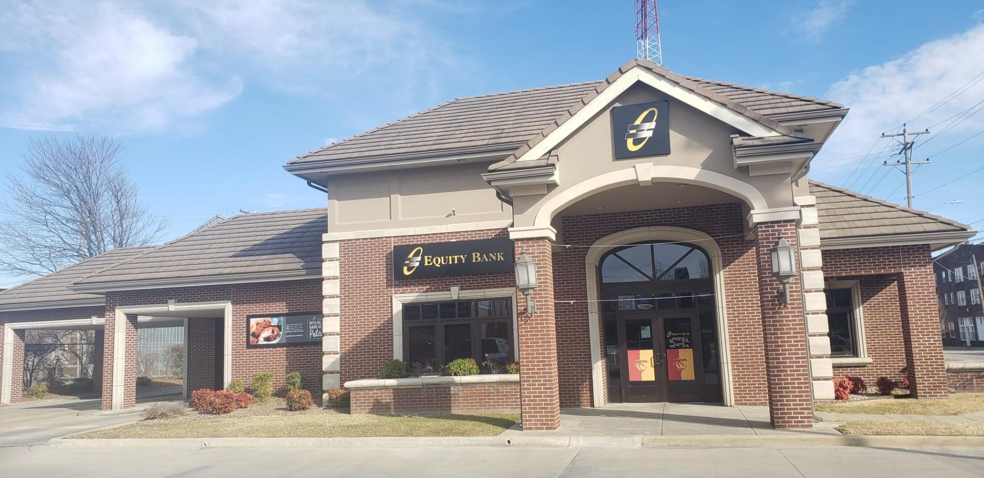 Equity Bank Pittsburg branch exterior.