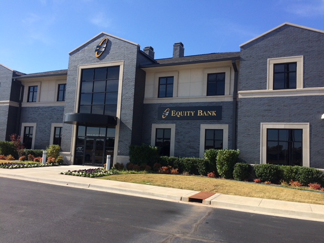Equity Bank Tulsa branch exterior.
