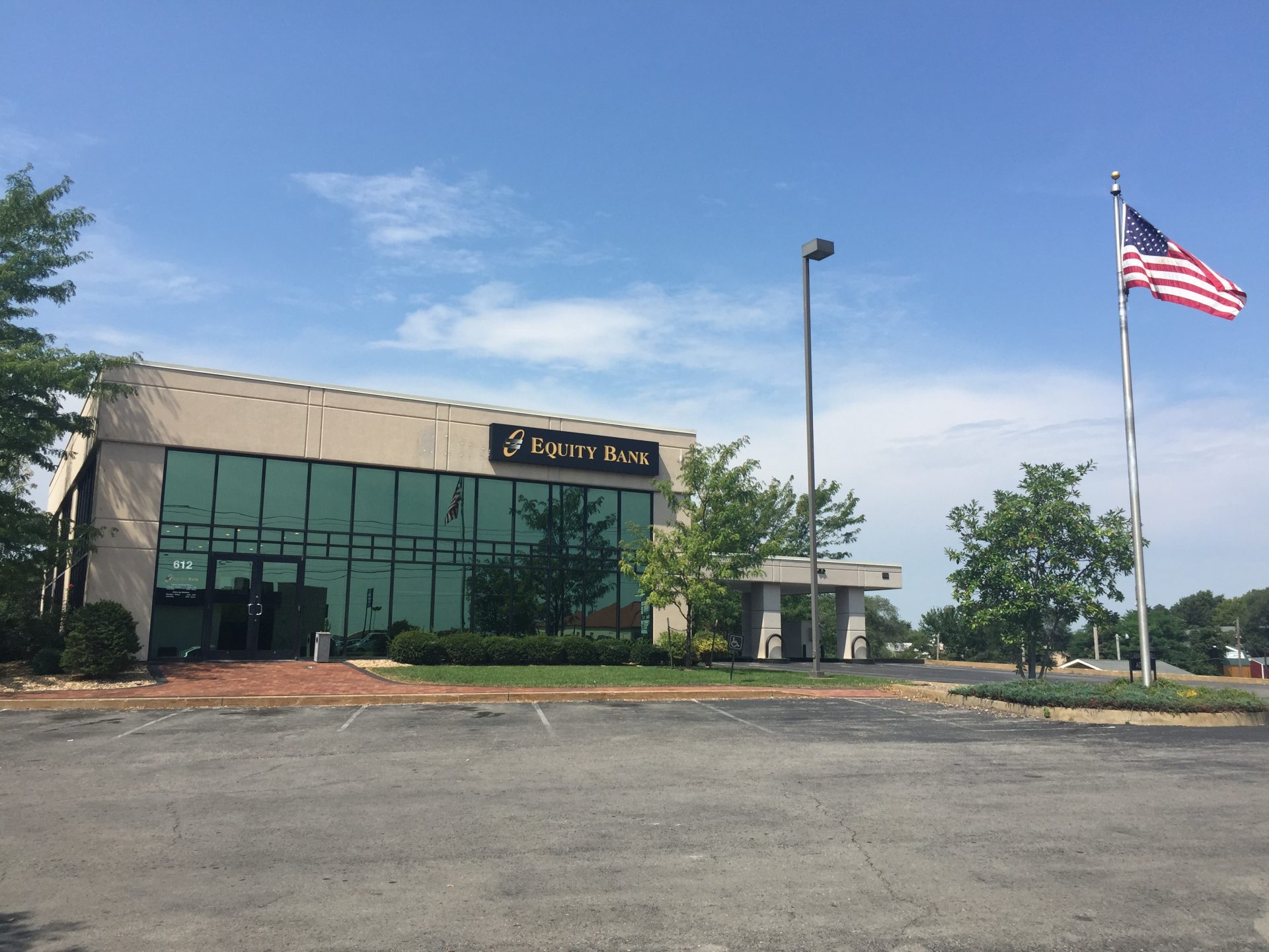 Equity Bank Warrensburg branch exterior.