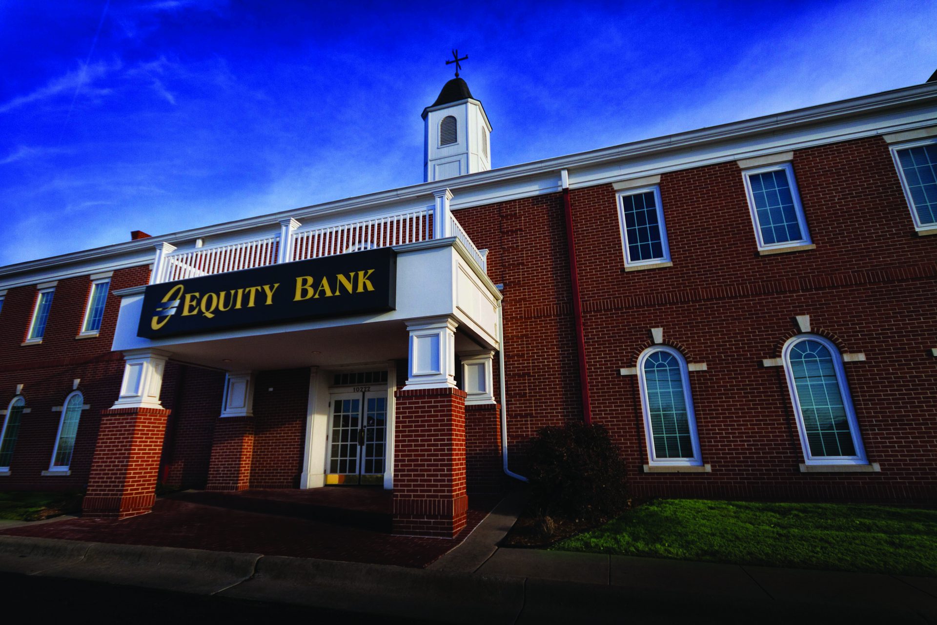 Equity Bank Wichita West branch exterior.