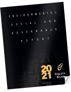 2021 ESG Report cover