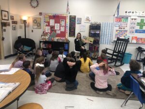 Kids being read to