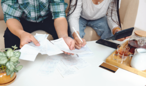 Man and Women Constructing Their Finances Together